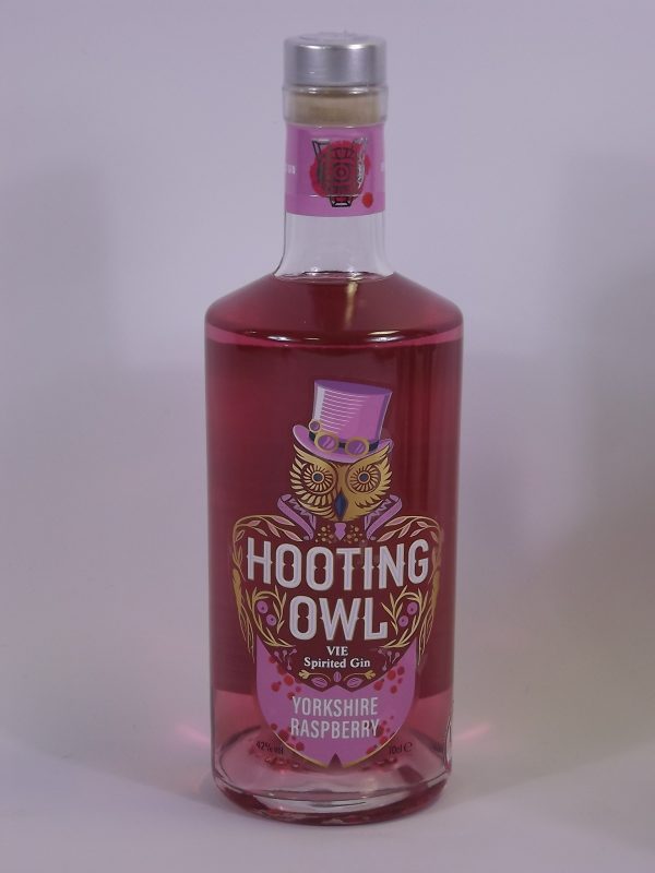 Great British Booze Company - Hooting Owl VIE Spirited Gin Yorkshire Raspberry 1